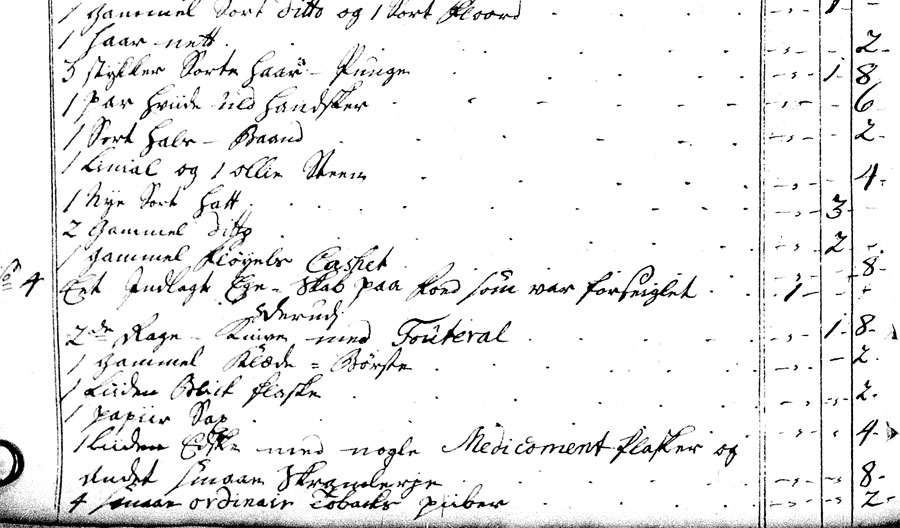Eiler Struch - Skifte 1776, fol.95